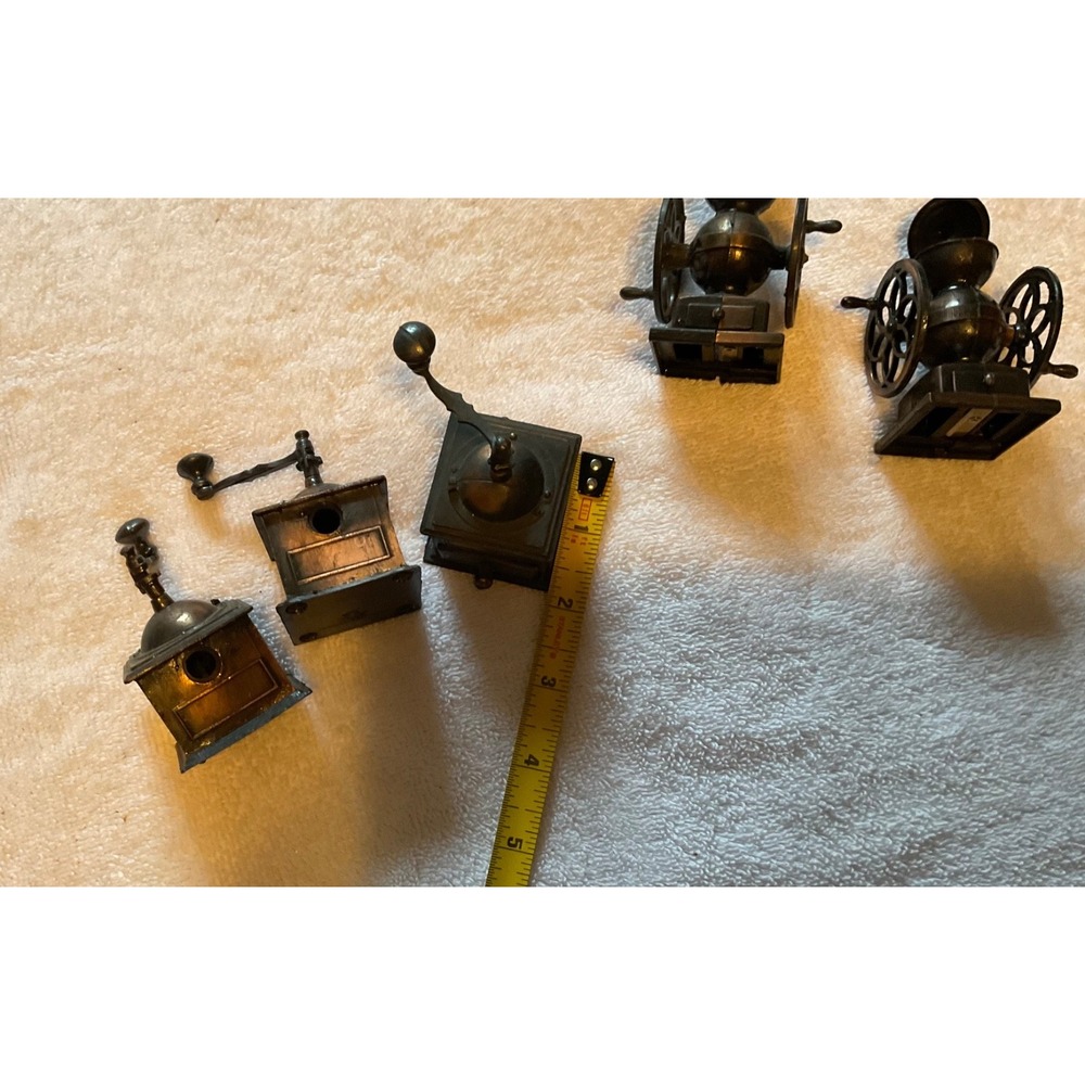 Lot 5 Die-Cast Pencil Sharpeners Minatures #9624 Coffee Mill, #8755 Grinder - Picture 7 of 10